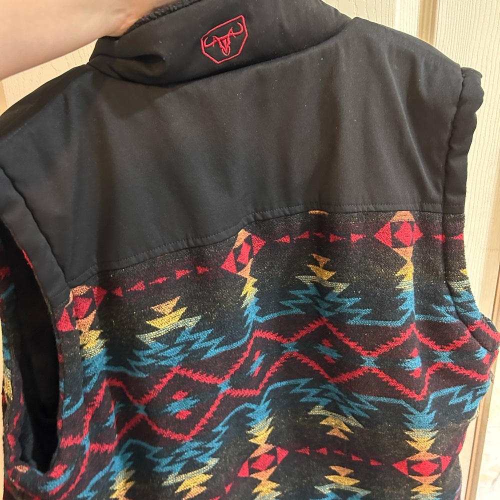 Men's Multicolor Patterned Vest - Picture 4 of 4